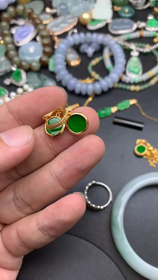 颈饰银S925镶嵌翡翠自营商品不退不换