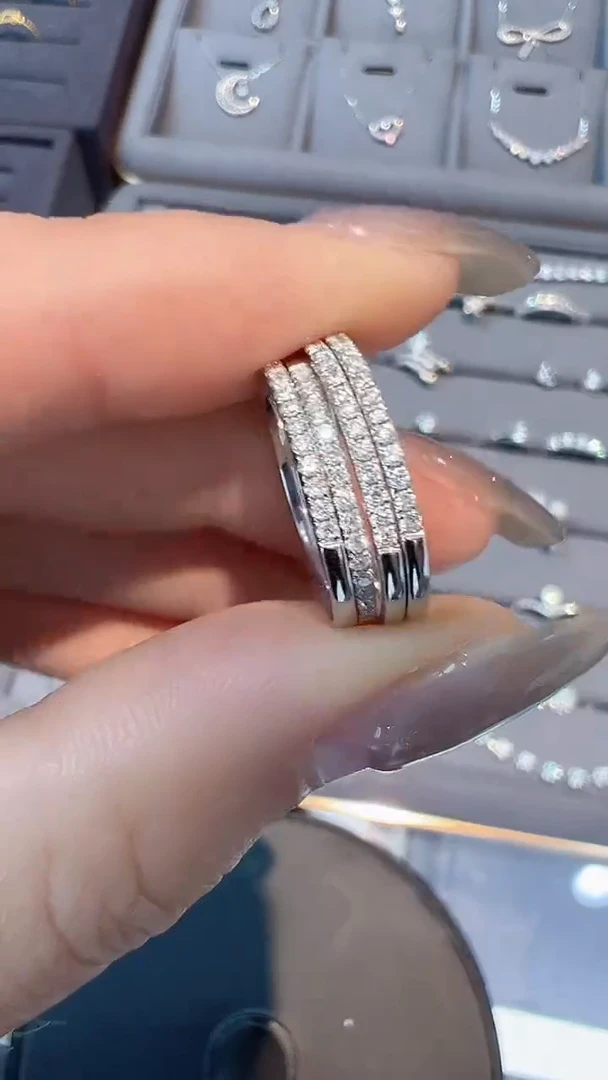 【闪购商品】钻石戒指/指环18K金镶嵌多样性发一