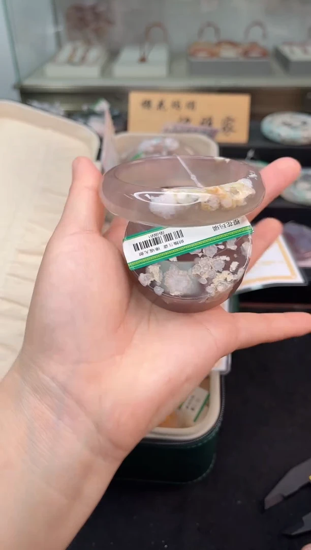 未镶嵌手镯石英质玉58圈口（赠品镯心）36648681