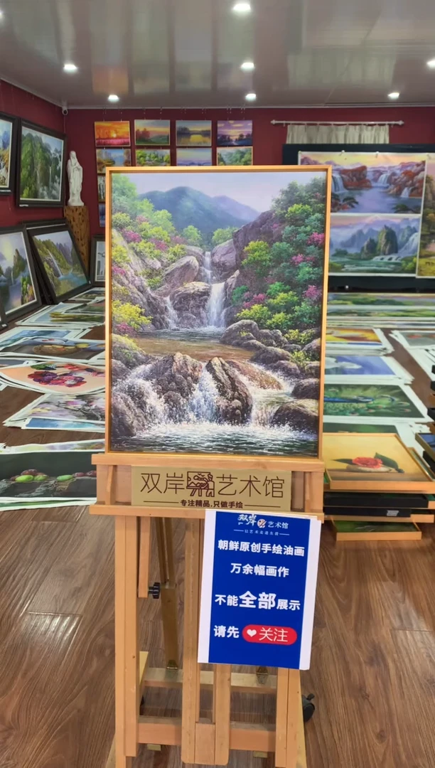 油画【99号】朝鲜原创手绘油画【功勋Ⅰ级画家丨孤品佳作】【顺丰包邮】