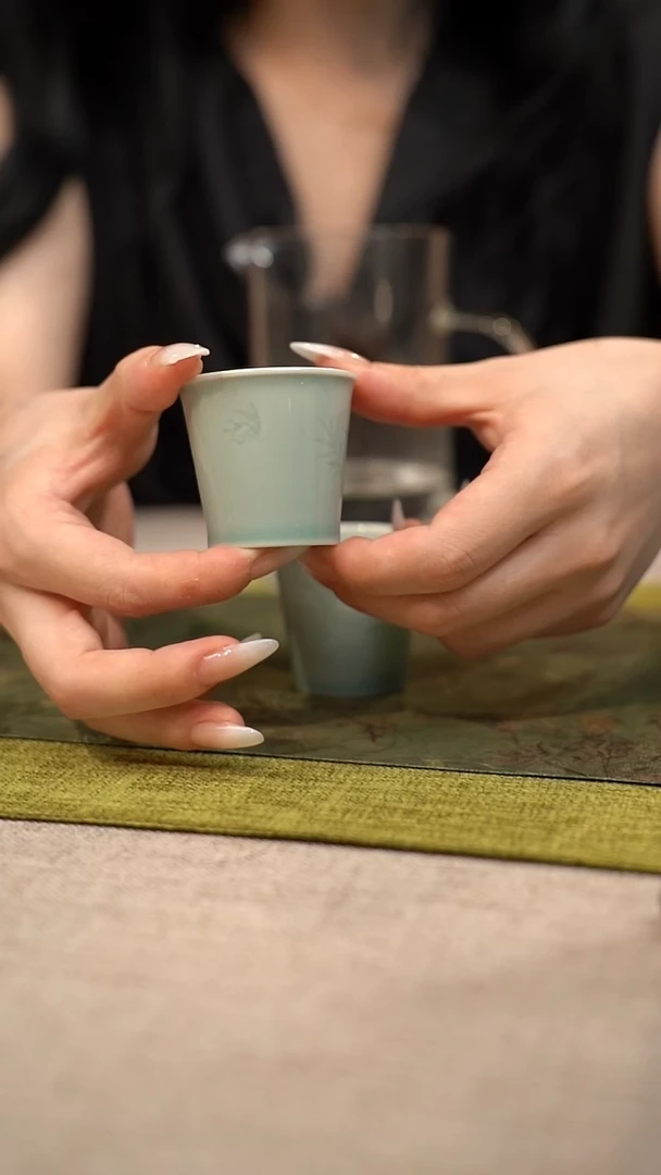 摆件字*夫竹石系列 大+小闻香杯