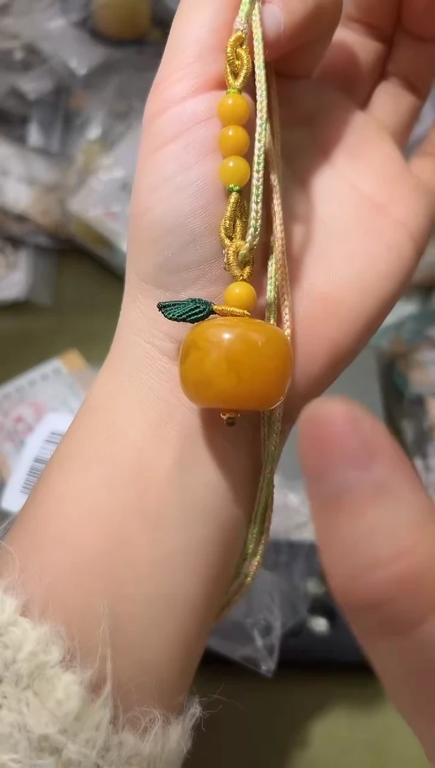 裸石琥珀未镶嵌琥珀蜜蜡吊坠