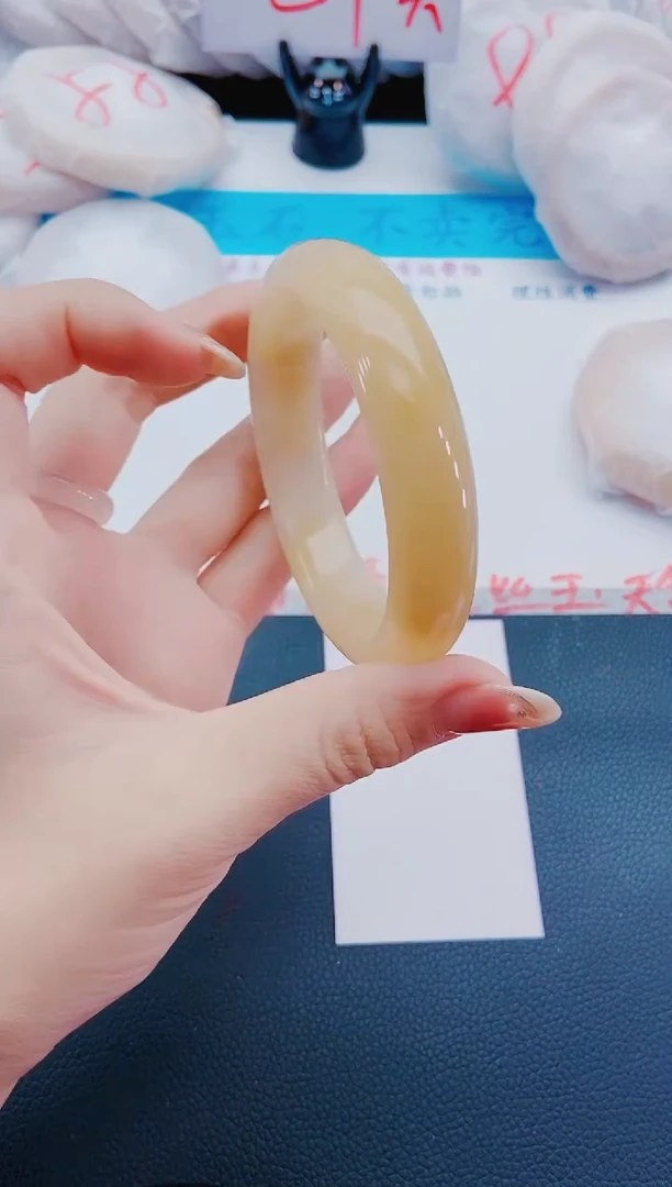 未镶嵌手镯石英质玉L172-60-61