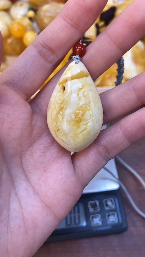 裸石琥珀未镶嵌天然琥珀蜜蜡