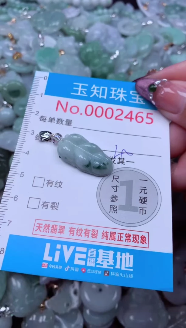 吊坠(不含链)未镶嵌翡翠2465