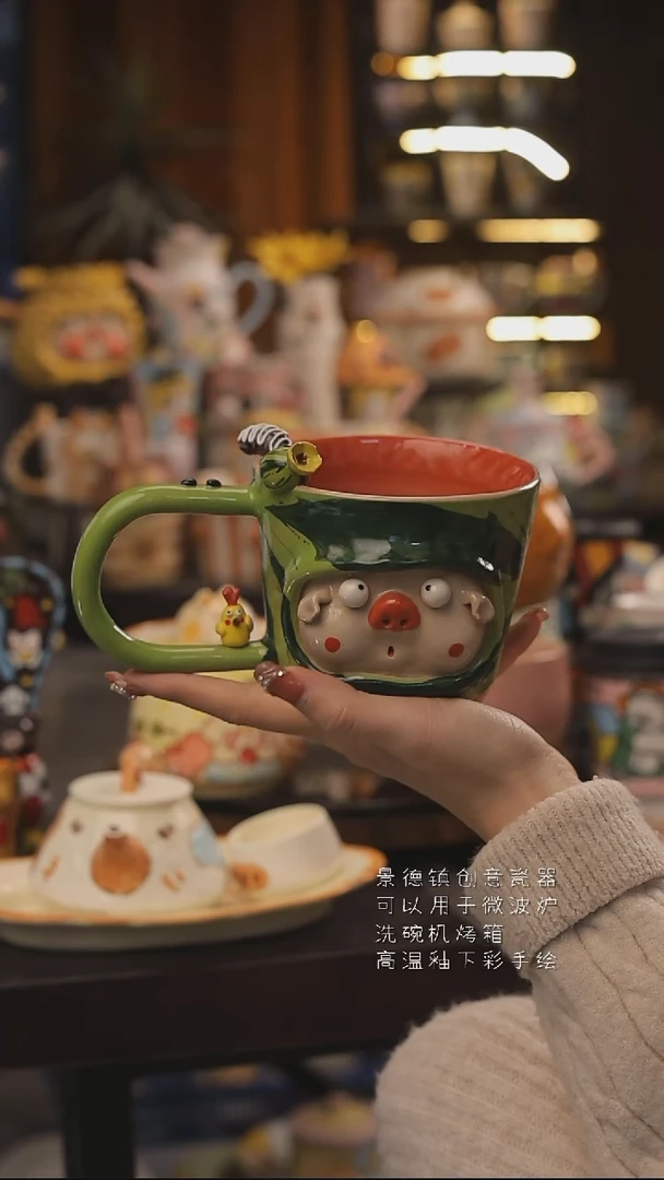 景德镇釉下彩绘设计师款式陶瓷