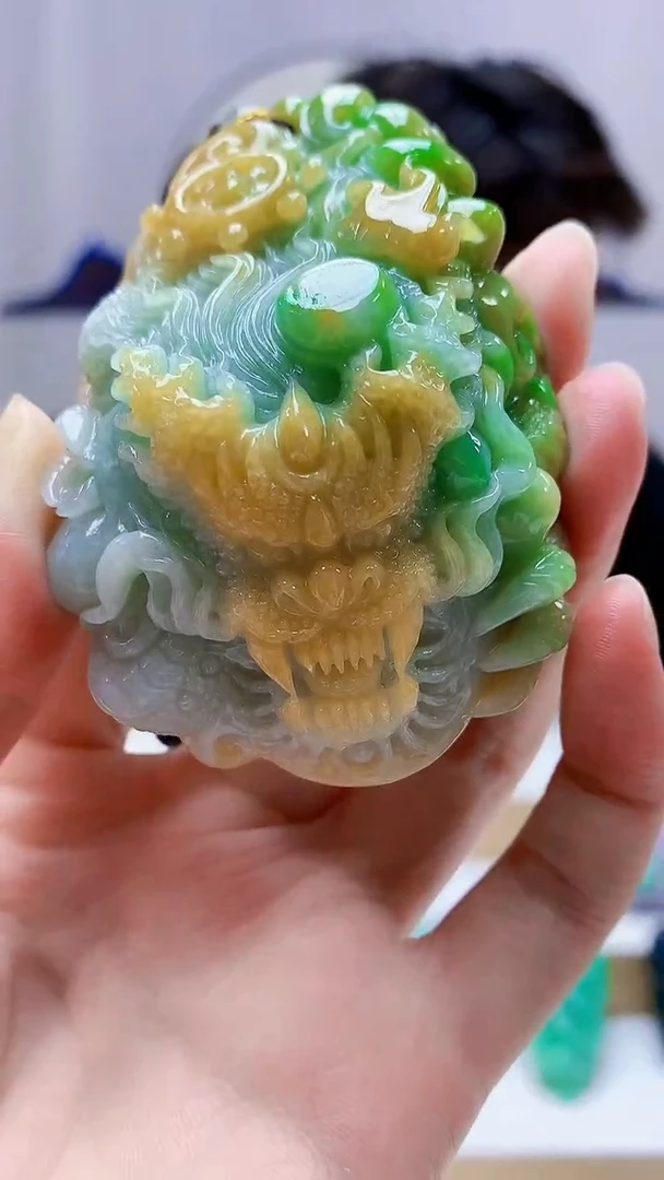 未镶嵌定制翡翠5145zm-毛货挂件79