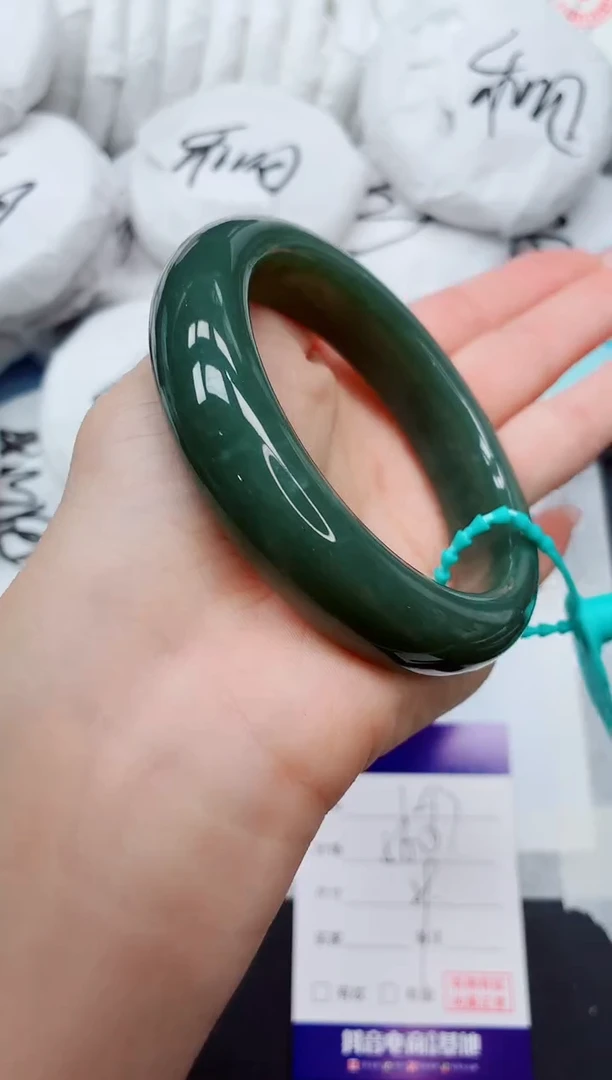 和田玉手镯未镶嵌17K97-59