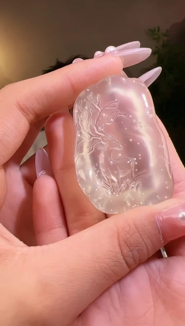 【闪购商品】岫玉颈饰未镶嵌鹿带绳