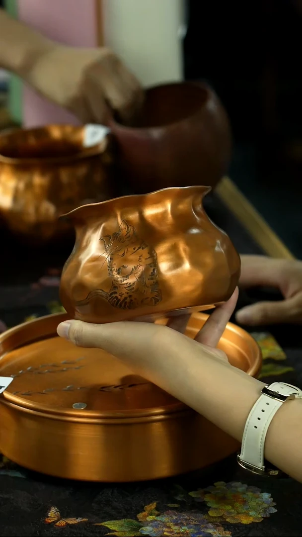 中秋国庆景德镇手绘瓷器