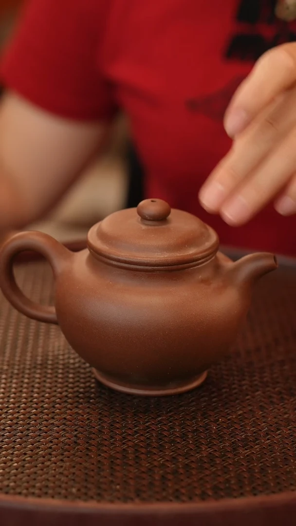 茶壶紫砂掇只 紫泥 310cc