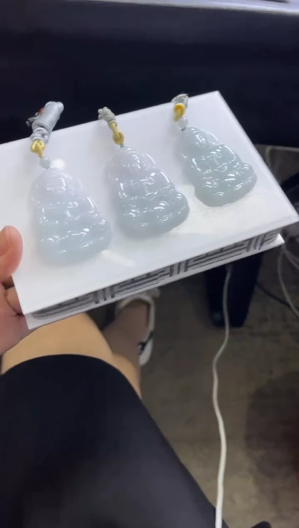 颈饰未镶嵌翡翠D268/多样性发一件/配绳子