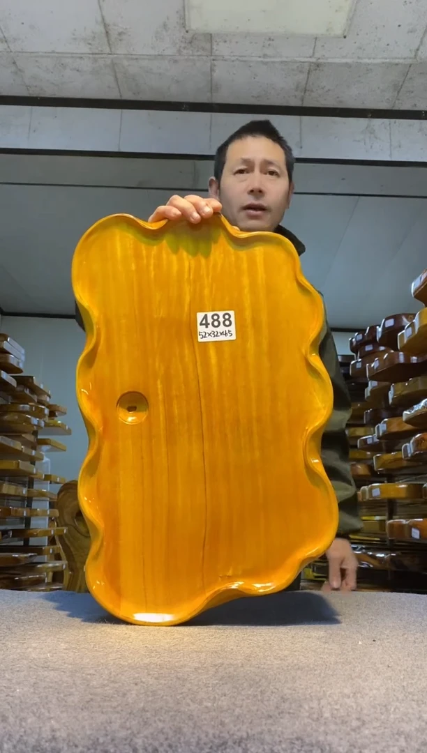 实木茶盘 一物一拍（不含配件）