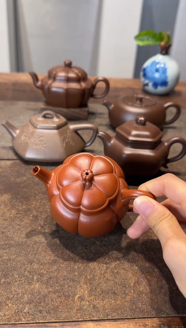 茶壶紫砂J****r朱泥繁花