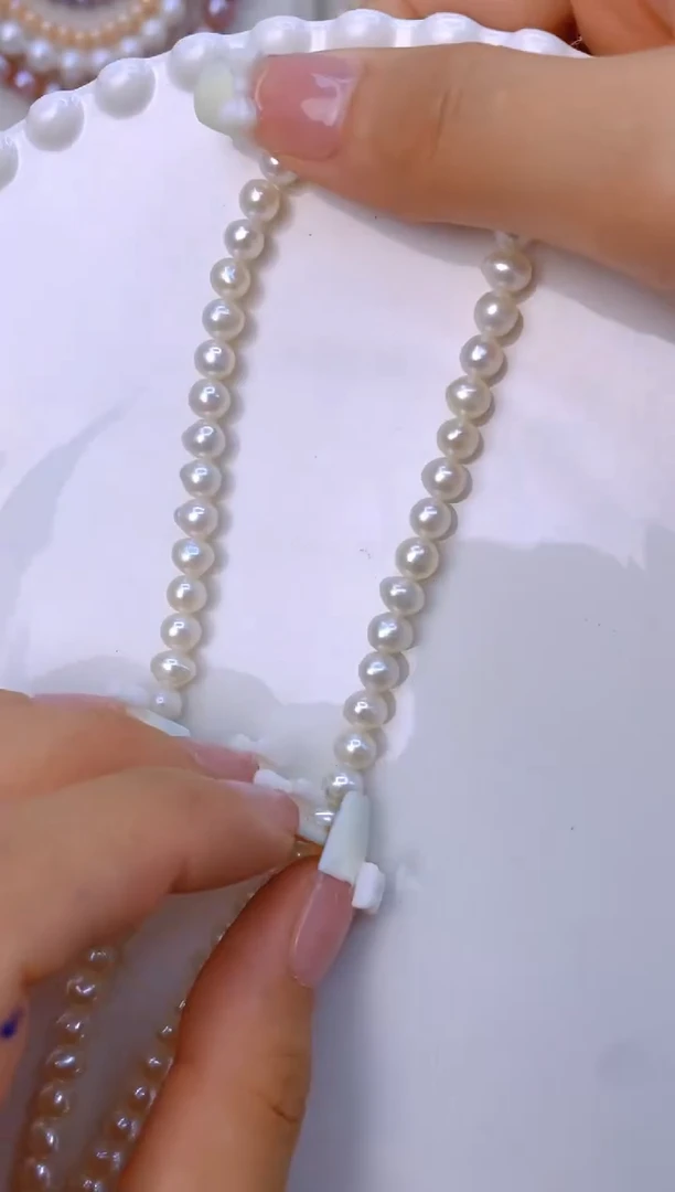 淡水珍珠未镶嵌颈饰53M