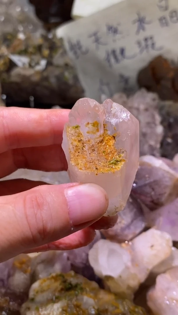 未镶嵌珠宝半成品水晶36号聚宝盆四川超七花园水晶