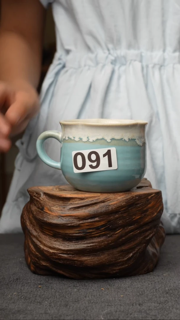 杯子091景德镇手创颜色釉杯（食品级）