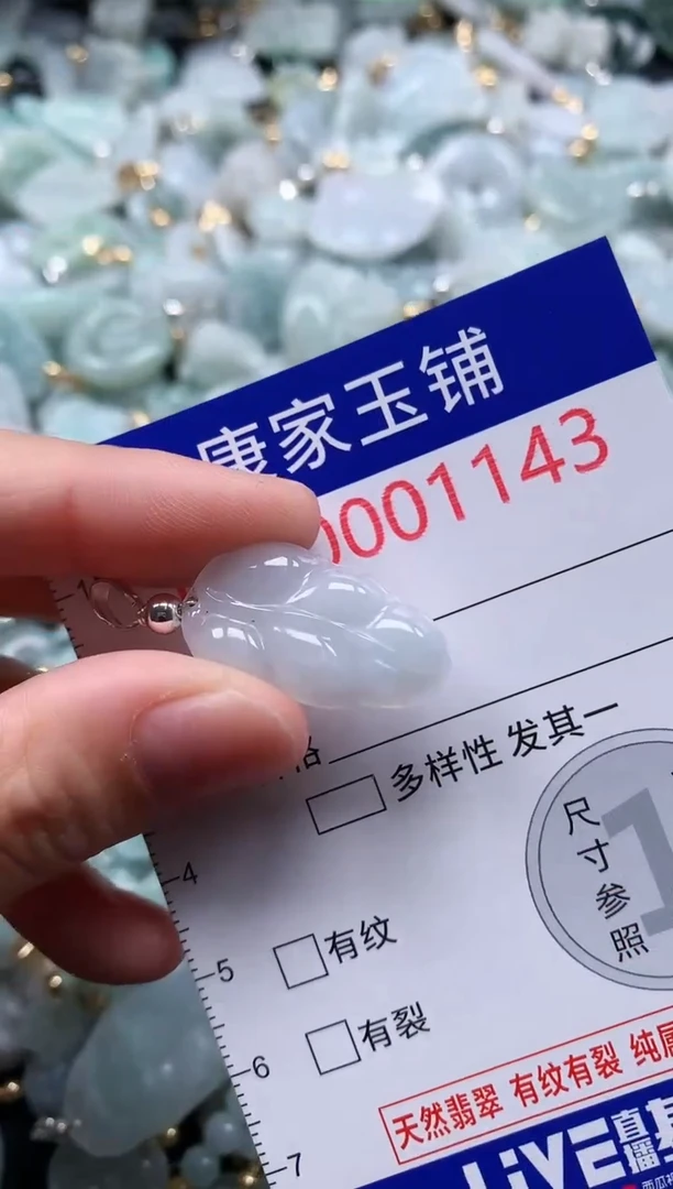 翡翠未镶嵌吊坠(不含链)1143