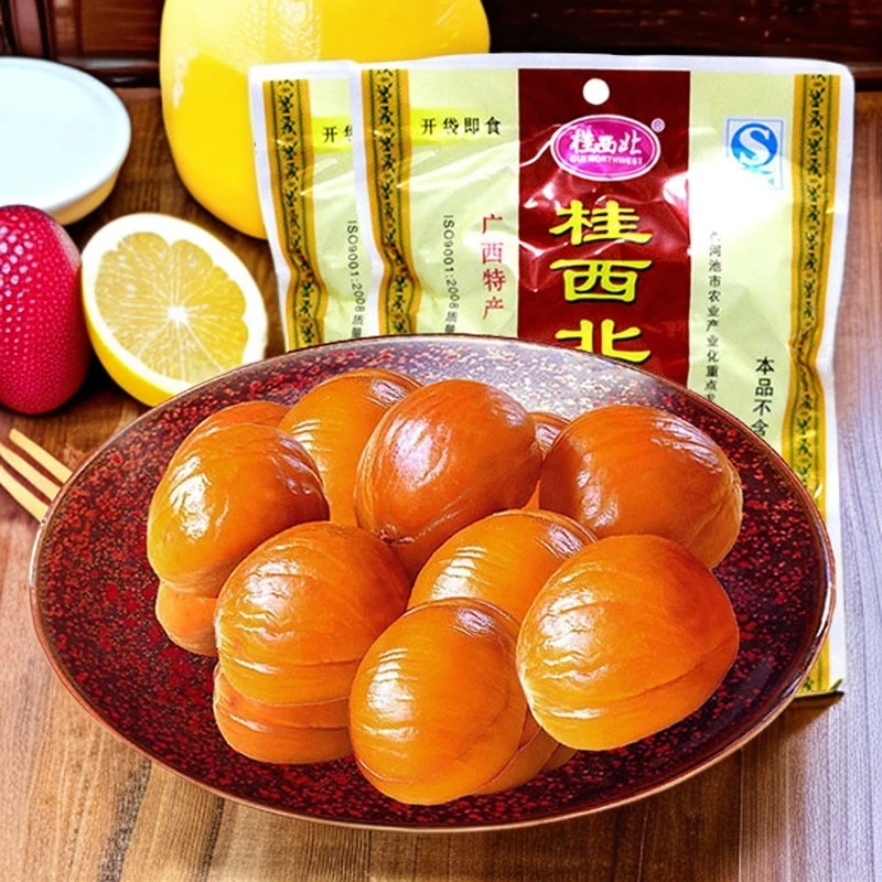 桂西北拉友甜栗板栗100g/包栗子甘栗仁即食坚果零食小吃广西特产