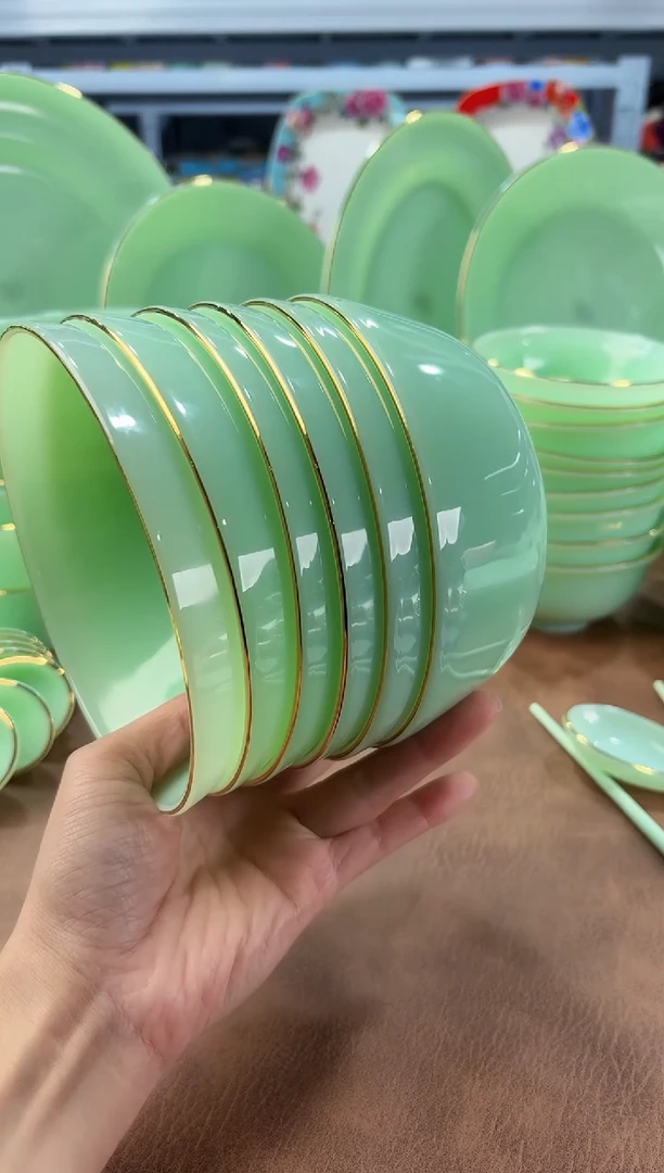 玉瓷5.5英寸饭碗6个景德镇陶瓷