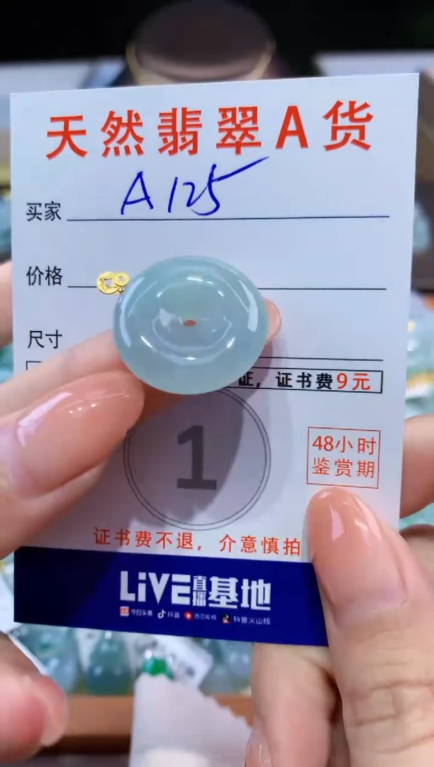 翡翠未镶嵌颈饰天然缅甸a货翡翠