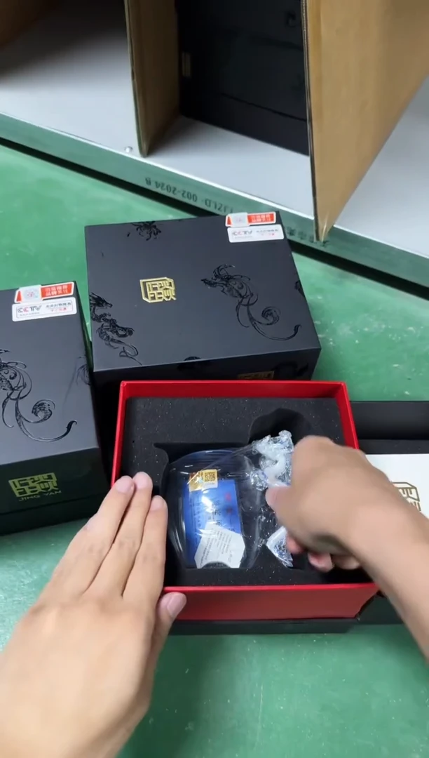 编号778银珠白龙加财神公道杯加陶瓷杯垫  晶焱金标