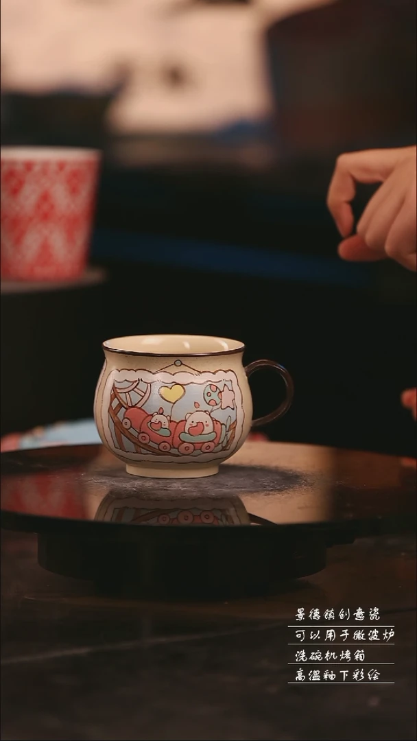 陶瓷景德镇可爱设计师款陶瓷
