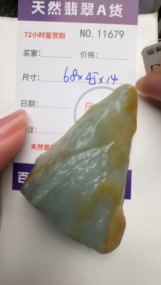【闪购商品】翡翠颈饰未镶嵌原石11679