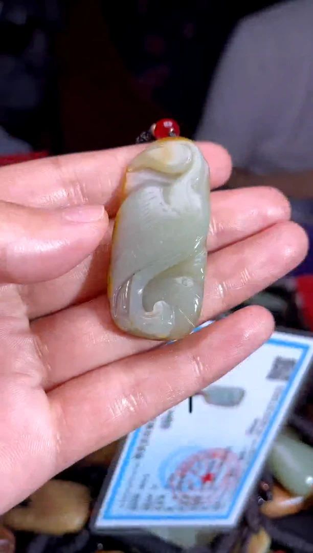 和田玉未镶嵌挂件1