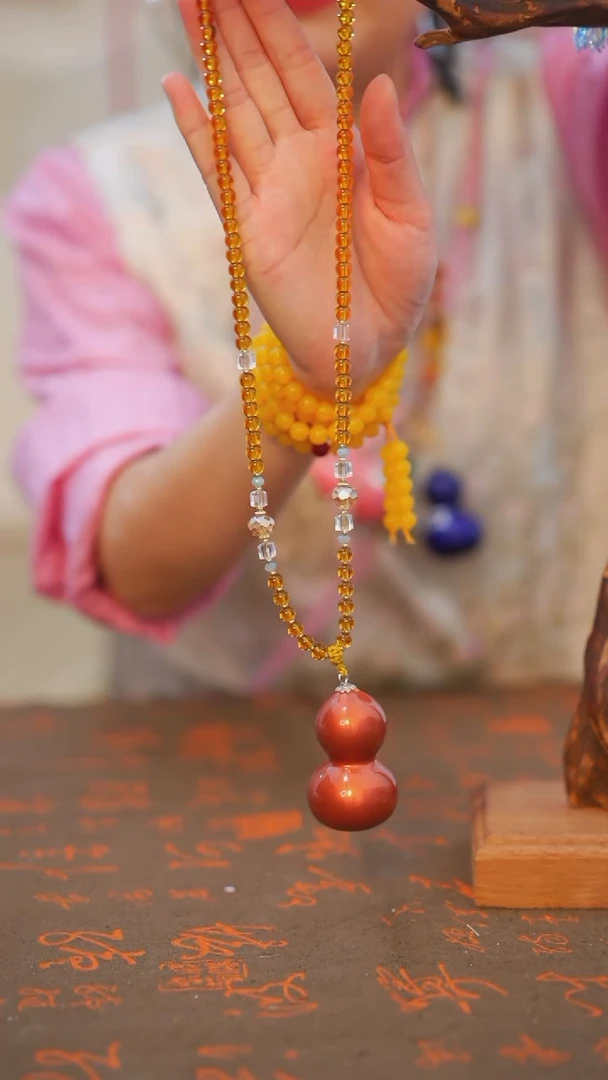 646非遗漆手艺工天然葫芦文玩福禄