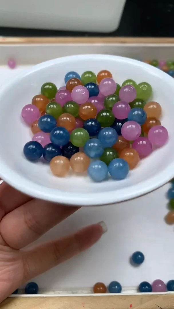 未镶嵌散珠碧玺C525 老坑碧玺8mm25个8元