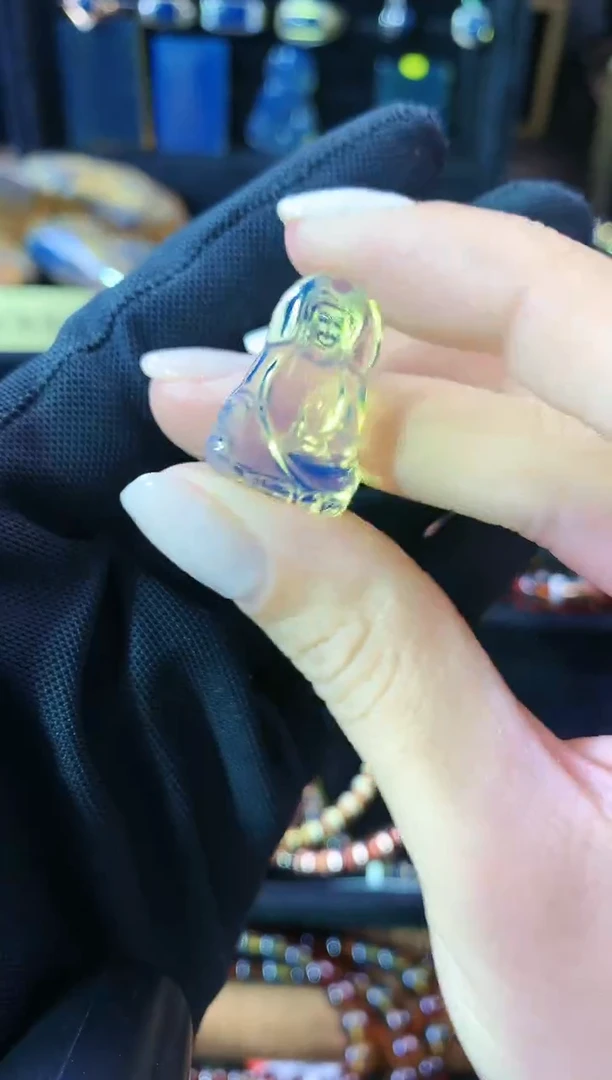 【闪购商品】琥珀珠宝奇石未镶嵌多米尼加皇家蓝观音