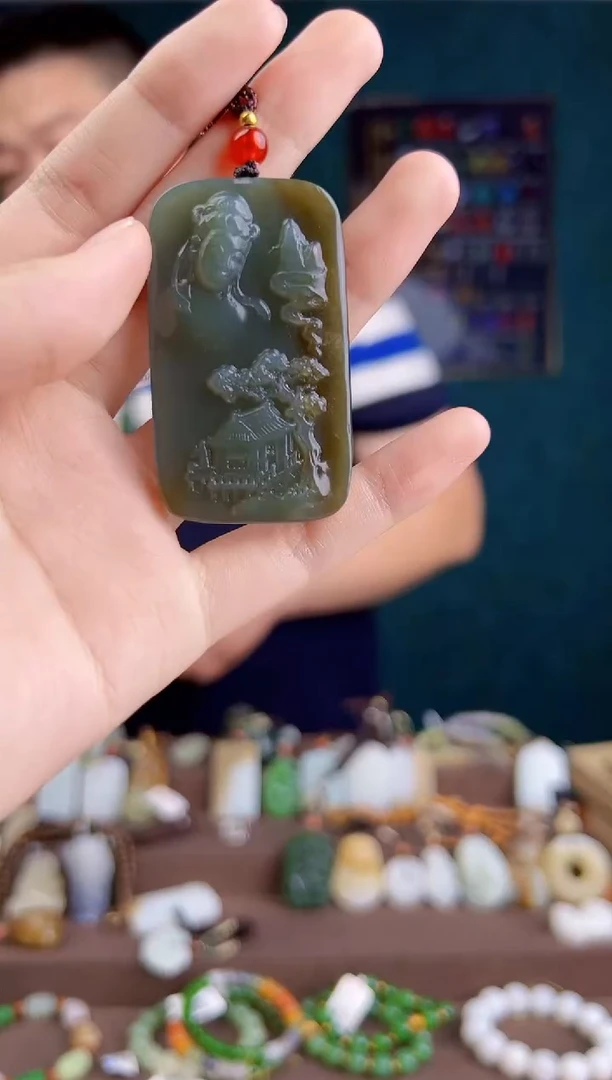 和田玉未镶嵌颈饰多样性发货 拍一单发一个