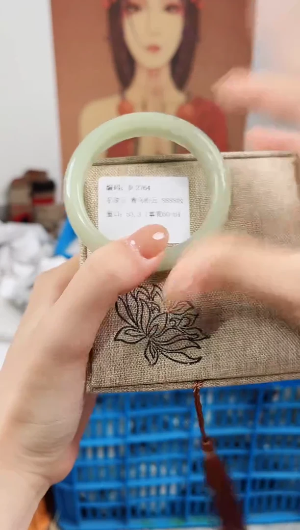 未镶嵌手镯石英质玉D2764