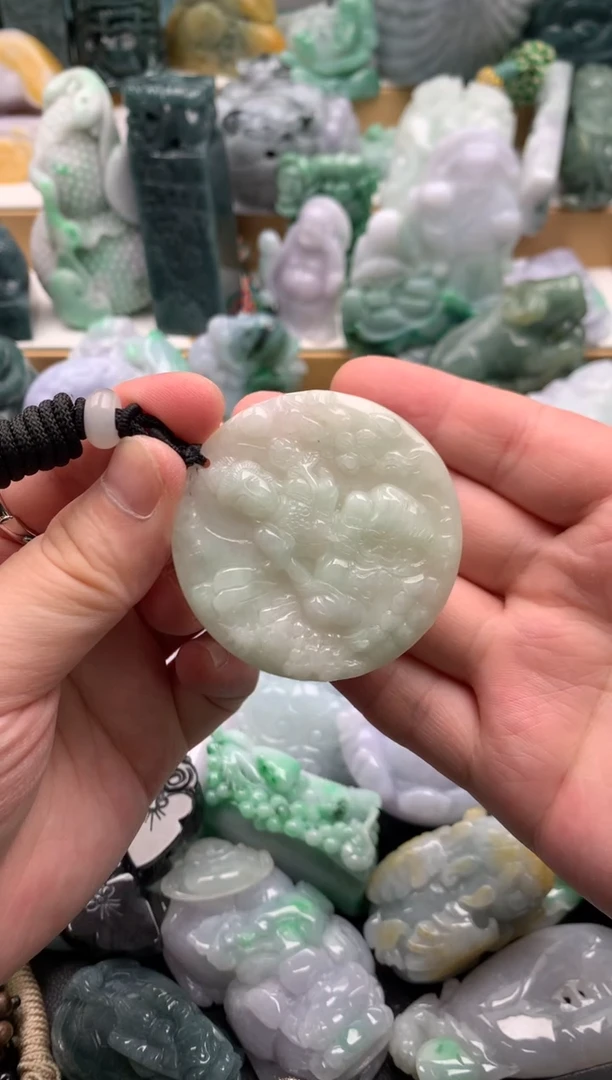 吊坠(不含链)未镶嵌翡翠1