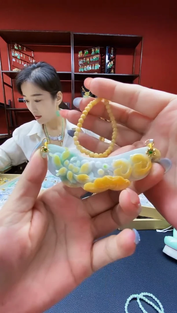 颈饰未镶嵌翡翠翡翠吊坠