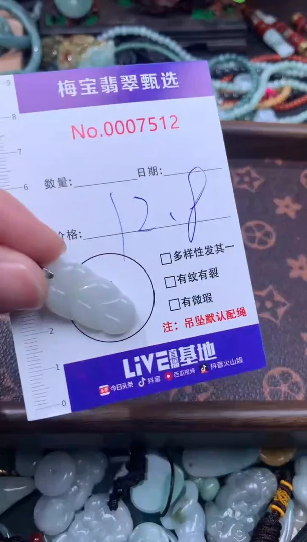 颈饰未镶嵌翡翠12.8