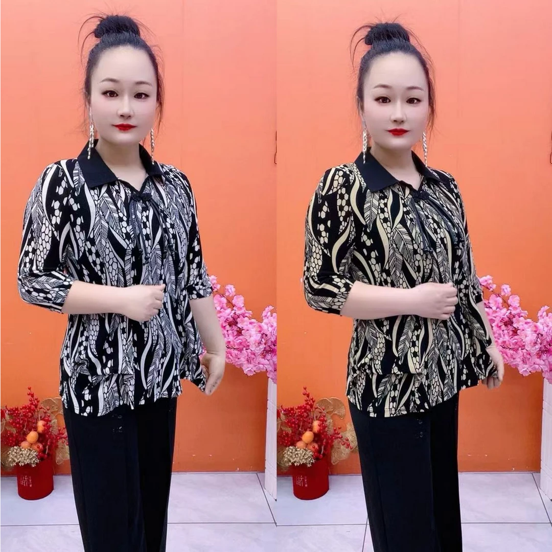 燕姐精品-洋气减龄宽松百搭衬衫