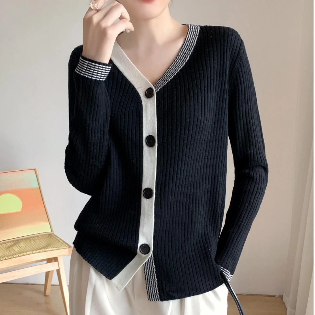 【老板娘专属】时尚减龄百搭款高品质超细羊毛针织开0462款