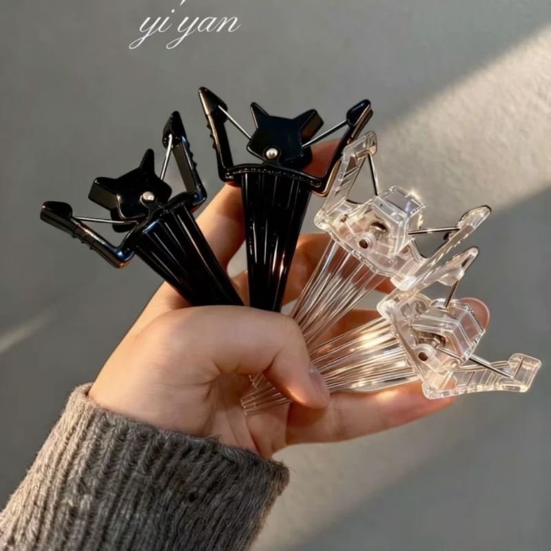 高颅顶神器发根自然蓬松夹无痕定位夹男女八字刘海鸭嘴夹发卡发夹