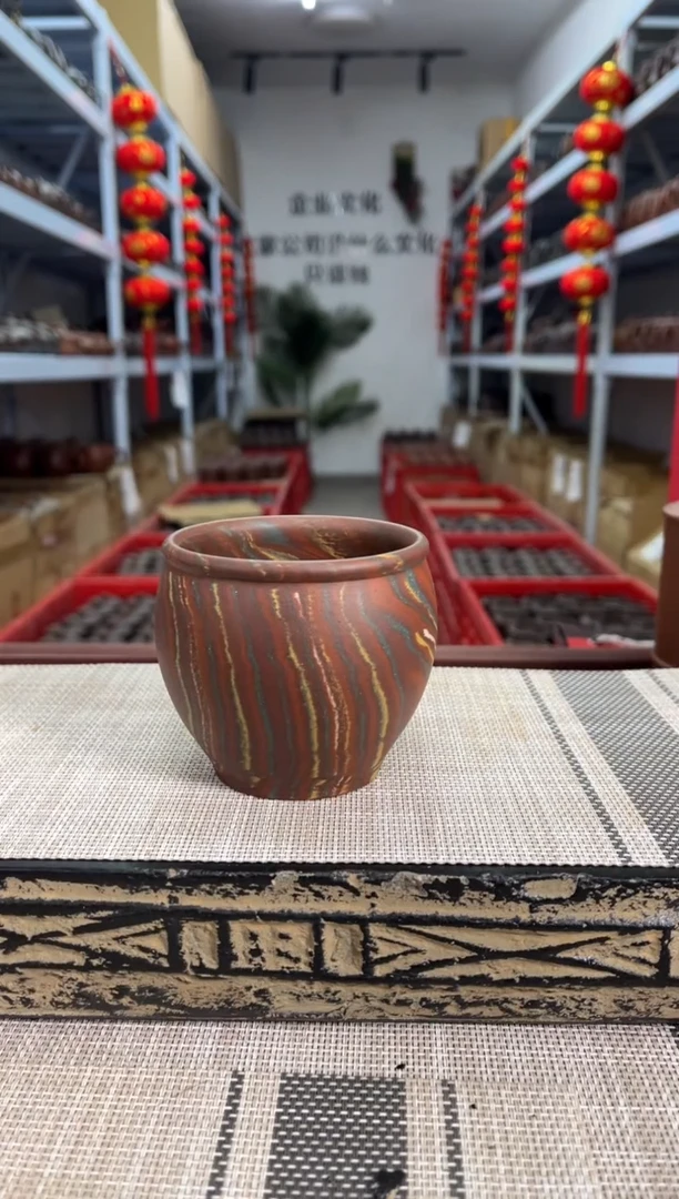 【闪购商品】紫砂茶杯绞泥缸杯主人杯