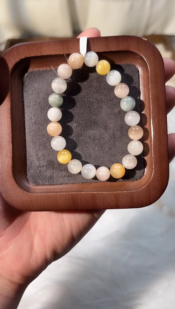 银S925镶嵌手链烟晶22号链接 卡8咪+