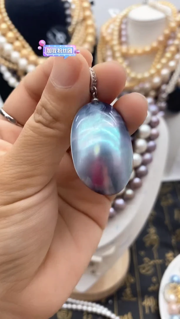 淡水珍珠钛钢颈饰8