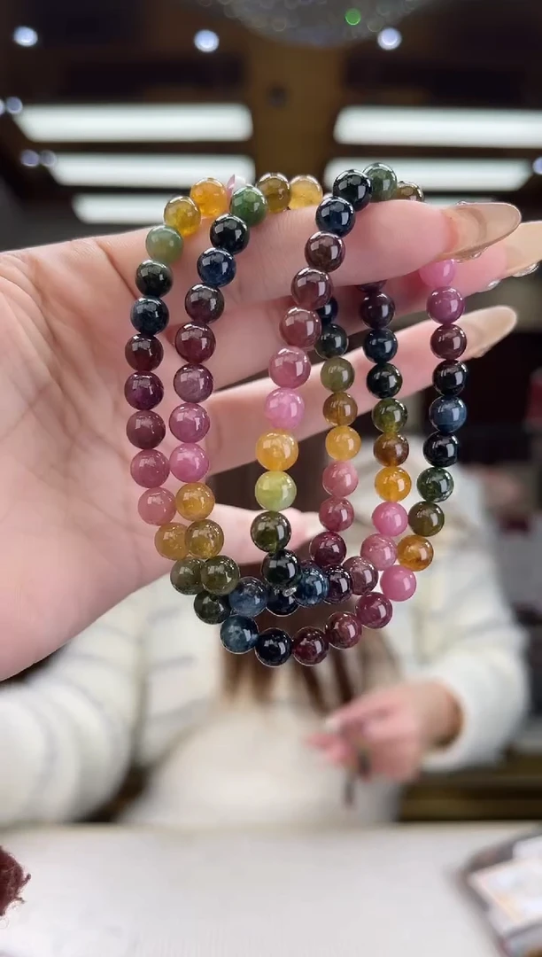 【闪购商品】碧玺/未镶嵌6mm+碧玺多圈16多样性发货