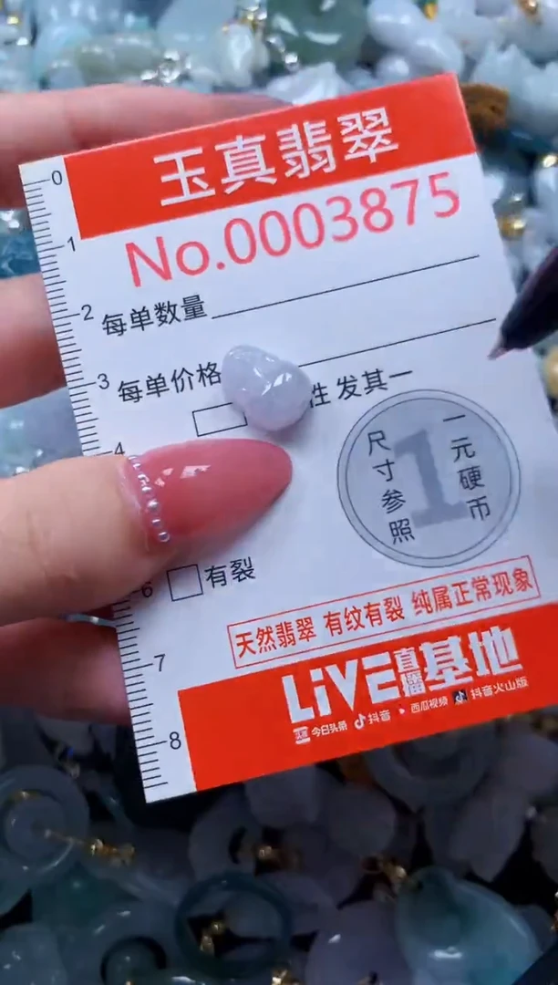 翡翠未镶嵌吊坠(不含链)3875