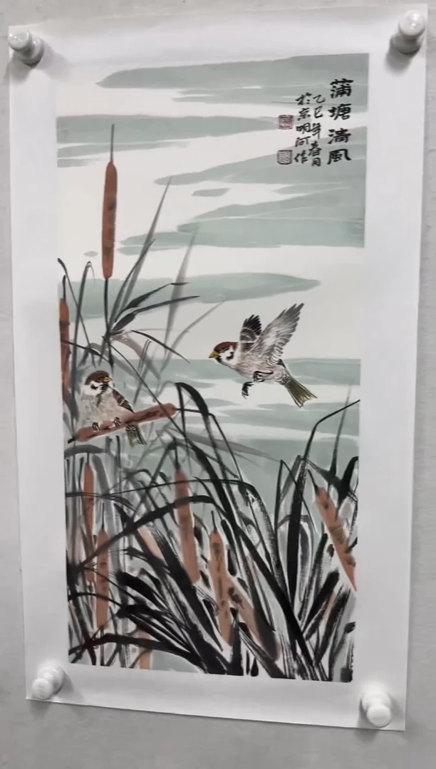 国画国画老师亲笔国画