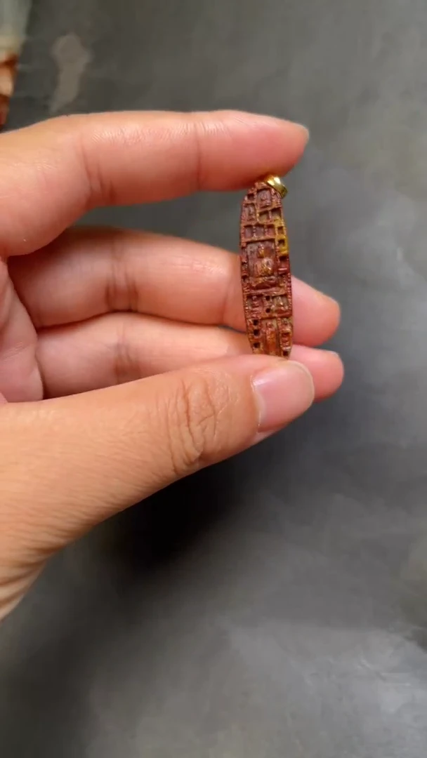 南红玛瑙配饰18K金镶嵌3--吊坠