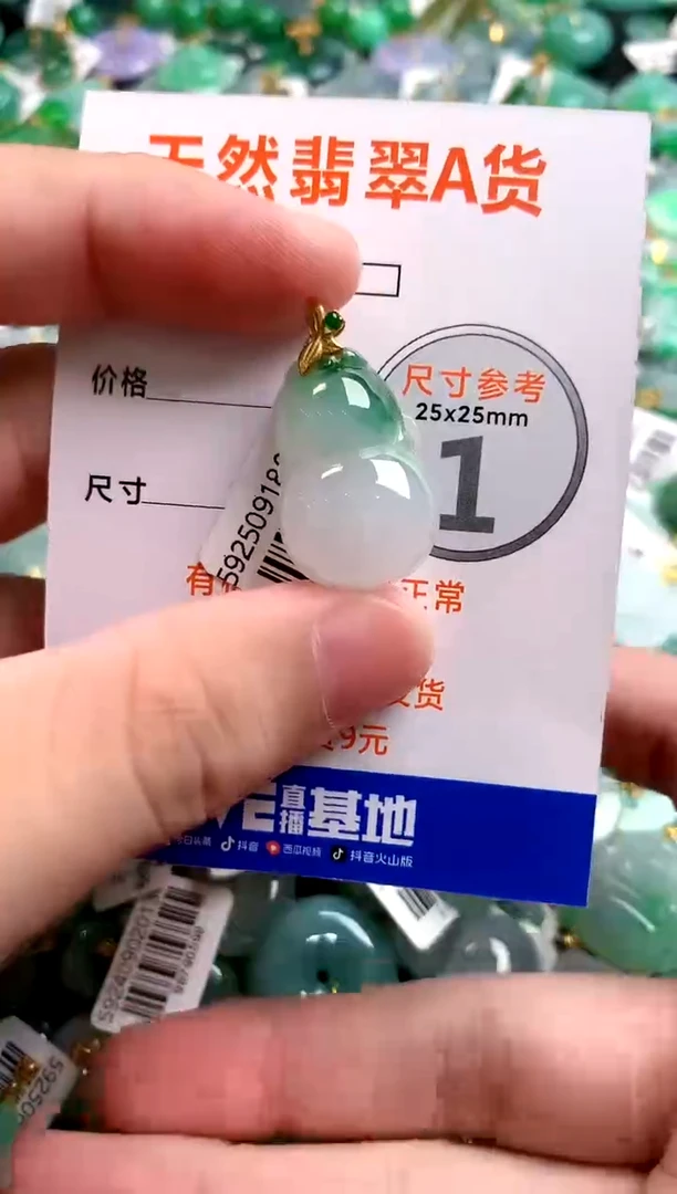 颈饰18K金镶嵌翡翠0466307519