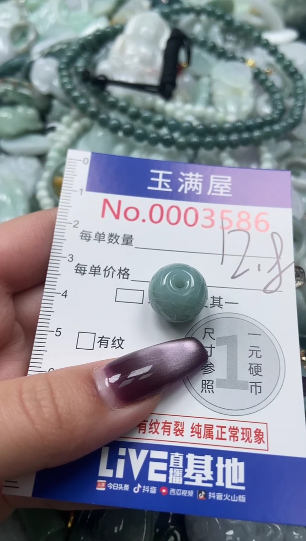 颈饰未镶嵌翡翠3586