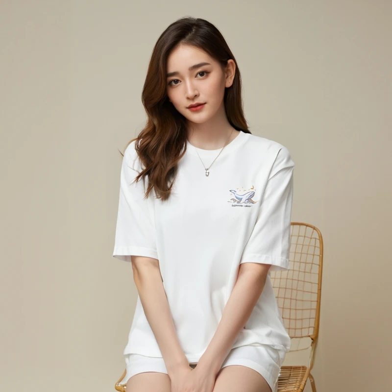 【A511-A519】潮牌美式复古印花T恤女夏季宽松休闲显瘦上衣纯棉短袖